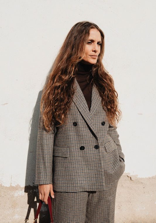 CHAQUETA PATA DE GALLO ROSSO 35