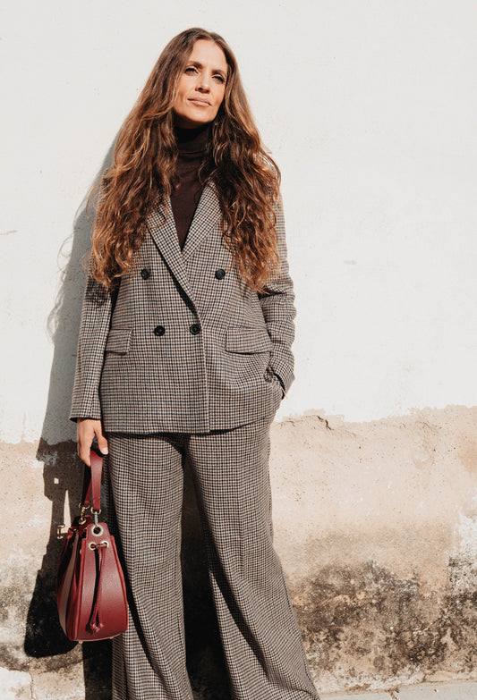 CHAQUETA PATA DE GALLO ROSSO 35